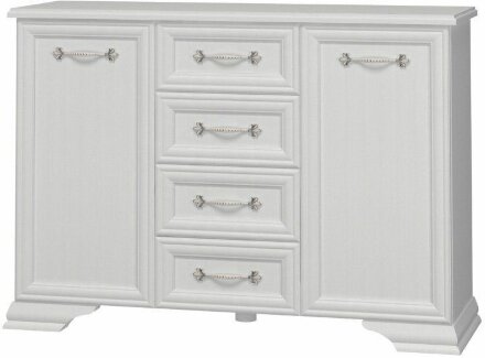 Комод 4 ящика 2 двери Грация 