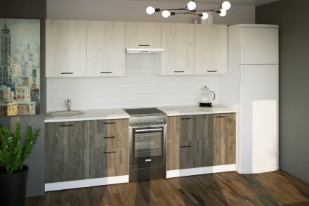 Кухонный гарнитур Сиена мега, 250 см 