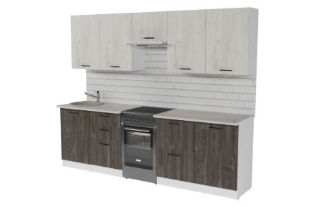 Кухонный гарнитур Сиена мега, 250 см 